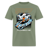Porsche 917 GT Graphic Tee - military green
