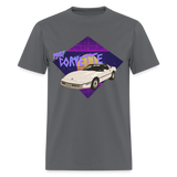 87 Corvette Graphic Tee - charcoal