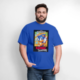 Sonic 1 Cover Art Graphic Tee - royal blue
