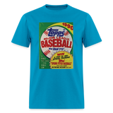 1990s Topps Baseball Pack Graphic Tee - turquoise