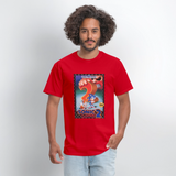 Sonic 1 Cover Art Graphic Tee - red