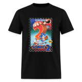 Sonic 1 Cover Art Graphic Tee - black