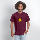GTA Cluckin' Bell Restaurant Employee Tee - burgundy