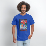 Sonic 1 Cover Art Graphic Tee - royal blue