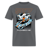 Porsche 917 GT Graphic Tee - charcoal
