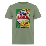 1990s Topps Baseball Pack Graphic Tee - military green