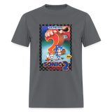 Sonic 1 Cover Art Graphic Tee - charcoal
