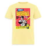 Vintage Topps Baseball Graphic Tee - cornsilk