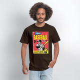 Vintage Topps Baseball Graphic Tee - brown