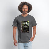 Custom Box Art Graphic tee - charcoal