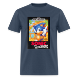 Sonic 1 Cover Art Graphic Tee -  blue dusk