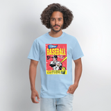 Vintage Topps Baseball Graphic Tee - powder blue