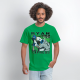 Nolan Ryan Art 3 Graphic Tee - bright green