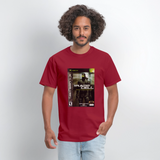 Custom Box Art Graphic tee - dark red