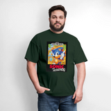Sonic 1 Cover Art Graphic Tee - forest green