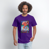 Sonic 1 Cover Art Graphic Tee - purple