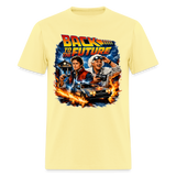 80s Back to the Future Men's Graphic T-Shirt | GILDAN 5000 - cornsilk