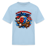 Kids' Baseball 67 "I Hit Dingers" Graphic T-Shirt - powder blue