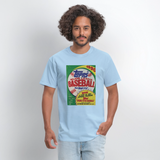 1990s Topps Baseball Pack Graphic Tee - powder blue