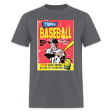Vintage Topps Baseball Graphic Tee - charcoal