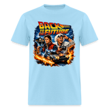 80s Back to the Future Men's Graphic T-Shirt | GILDAN 5000 - powder blue