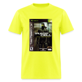 Custom Box Art Graphic tee - safety green