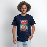 Sonic 1 Cover Art Graphic Tee - navy