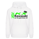 Kawasaki KX Fox Graphic Men's Hoodie - white