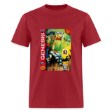 EWJ Cover Art Graphic Tee - dark red