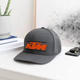 KTM Flexfit  Melange Baseball Cap - dark heather gray