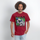 Nolan Ryan Art 3 Graphic Tee - dark red