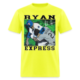 Nolan Ryan Art 3 Graphic Tee - safety green