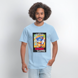 Sonic 1 Cover Art Graphic Tee - powder blue