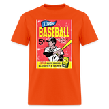 Vintage Topps Baseball Graphic Tee - orange