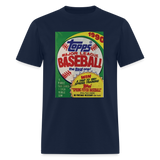 1990s Topps Baseball Pack Graphic Tee - navy