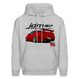 JDM GTR R34 Hoodie - heather gray