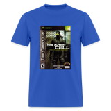 Custom Box Art Graphic tee - royal blue