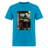 Custom Box Art Graphic tee - turquoise