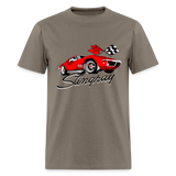 Custom Mens Stingray Corvette Tee - safari