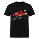 Custom Mens Stingray Corvette Tee - black