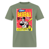 Vintage Topps Baseball Graphic Tee - military green
