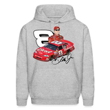 Dale Jr Nascar Men's Graphic Hoodie - heather gray