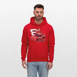 Dale Jr Nascar Men's Graphic Hoodie - red