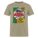 1990s Topps Baseball Pack Graphic Tee - khaki