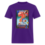 Sonic 1 Cover Art Graphic Tee - purple
