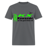 Kawasaki Racing KX Men's Graphic T-Shirt; MX, 250 - charcoal