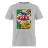 1990s Topps Baseball Pack Graphic Tee - heather gray