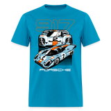 Porsche 917 GT Graphic Tee - turquoise