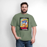 Sonic 1 Cover Art Graphic Tee - military green