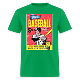 Vintage Topps Baseball Graphic Tee - bright green